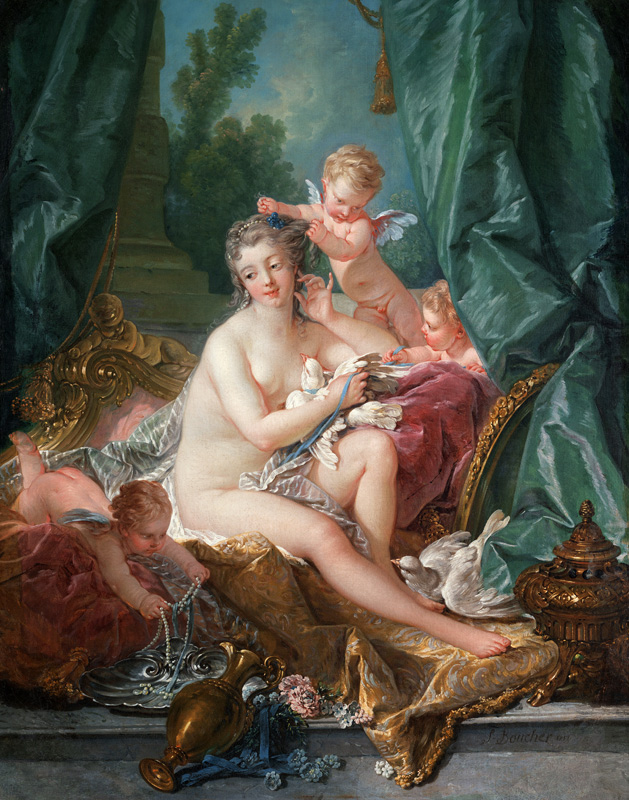 Die Toilette der Venus a François Boucher