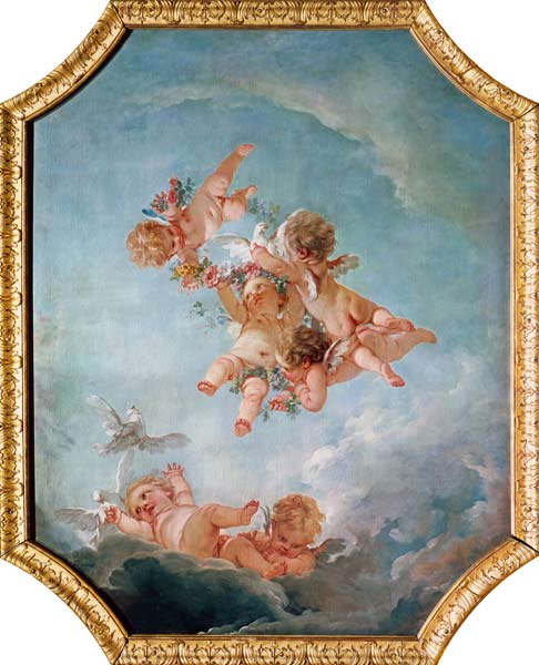 Spring, from a series of the Four Seasons in the Salle du Conseil a François Boucher