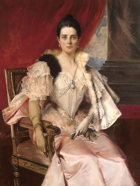 Portrait of Princess Zinaida Yusupova a François Flameng