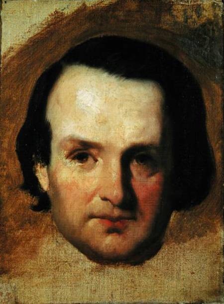 Study for a portrait of Victor Hugo (1802-85) a François-Joseph Heim