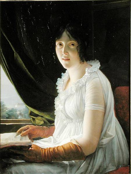Seated Portrait of Marie-Philippe-Claude Walbonne (1763-c.1837) a François Pascal Simon Gérard