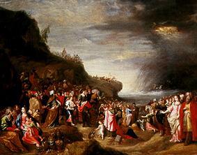 The children Israel on the shores of the red sea. a Frans Francken d. J.