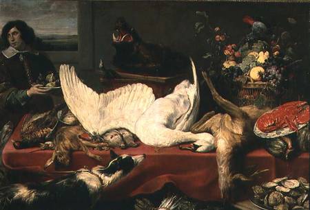 Still Life of Game and Shellfish a Frans Snyders