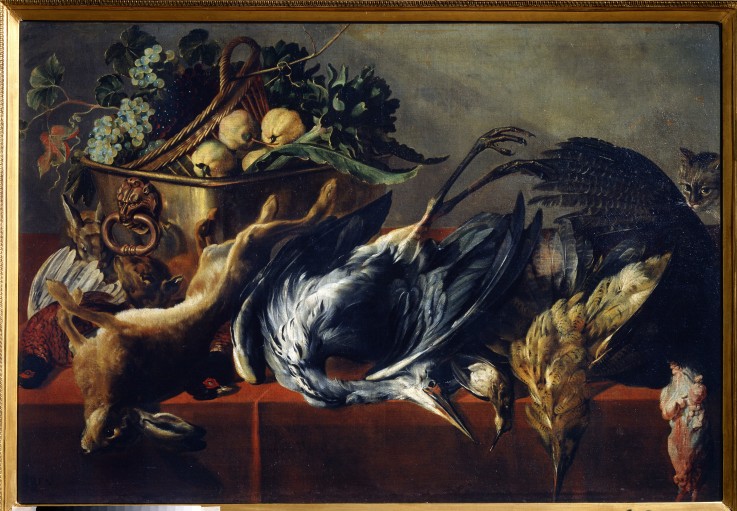 Still Life with an Ebony Chest a Frans Snyders