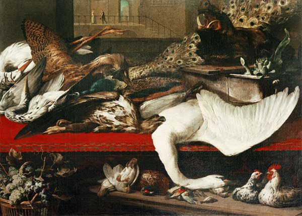 Quiet life with poultry and game a Frans Snyders
