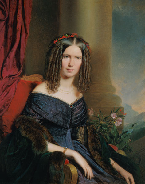 Lady portrait. a Franz Eybl