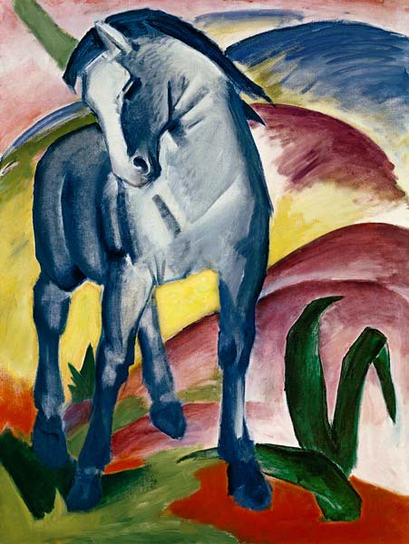Cavalli azzurri a Franz Marc