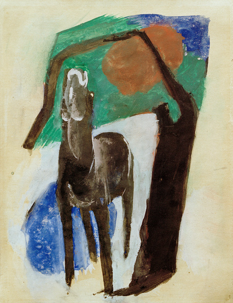 Moaning horse a Franz Marc