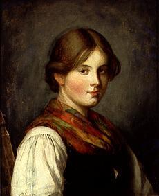 Young smallholder girl a Franz von Defregger
