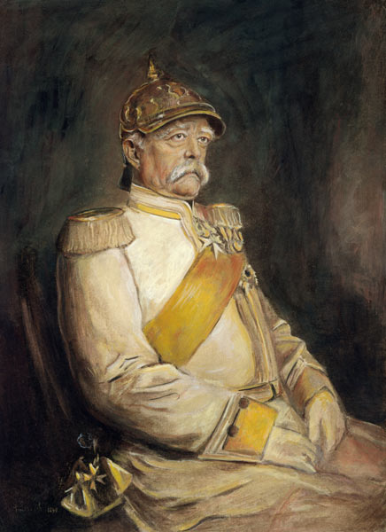 Bismarck in Kürassieruniform / Lenbach a Franz von Lenbach