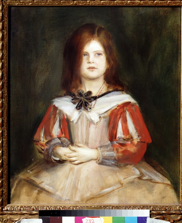 Portrait of Gabriella Lenbach a Franz von Lenbach