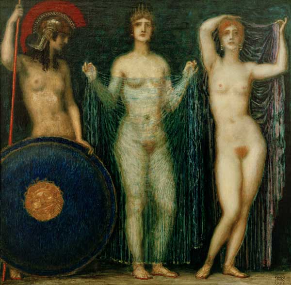 von Stuck / Athena, Hera und Aphrodite a Franz von Stuck