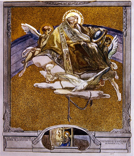 Illustration from Dante''s ''Divine Comedy'', Paradise, Canto XVII a Franz von (Choisy Le Conin) Bayros