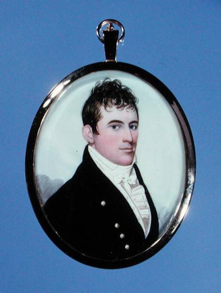 Portrait miniature of James Drew a Frederick Buck
