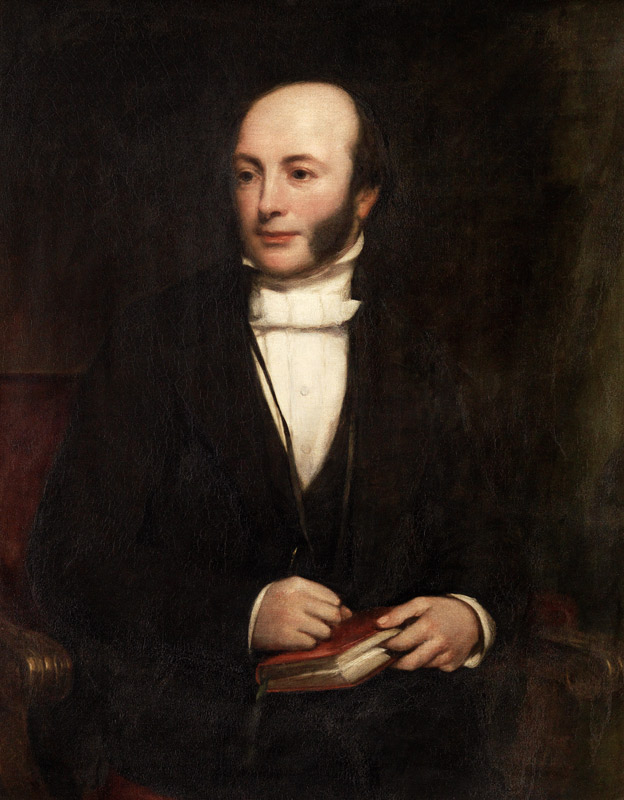 Portrait of Rev. John Barlow (1798-1869) (oil on canvas) a Frederick Richard Pickersgill
