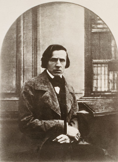Frederic Chopin (1810-49) engraved from a daguerrotype a Scuola Francese