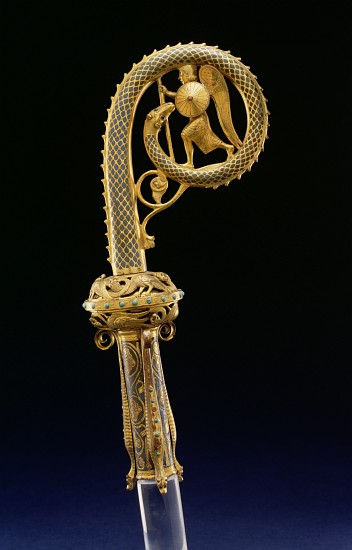Crozier Head: Saint Michael and the Dragon, 1210-25 a Scuola Francese