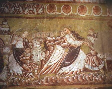 Judas Kissing Christ  (detail of 95750) a Scuola Francese