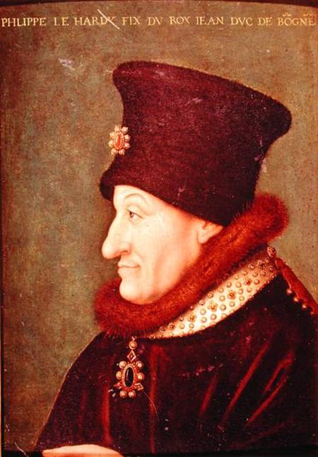 Philippe of France (1342-1404) Duke of Burgundy a Scuola Francese