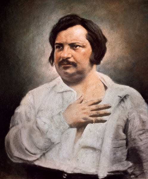 Portrait of Honore de Balzac (1799-1850) after a daguerreotype a Scuola Francese