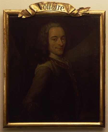 Portrait of Voltaire a Scuola Francese