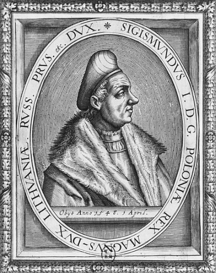 Sigismund I, King of Poland and Grand Duke of Lithuania a Scuola Francese