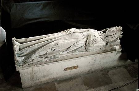Tomb of Hermentrude (825-69) a Scuola Francese