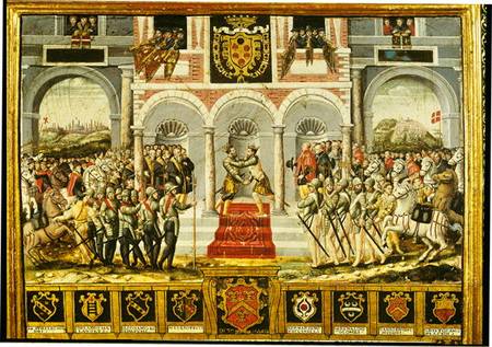 The Treaty of Cateau-Cambresis and the Embrace of Henri II (1519-59) of France and Philip II (1527-9 a Scuola Francese