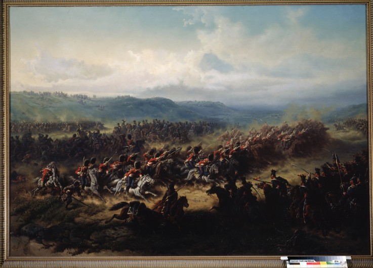 The Charge of the Light Brigade during the Battle of Balaclava a Friedrich Kaiser
