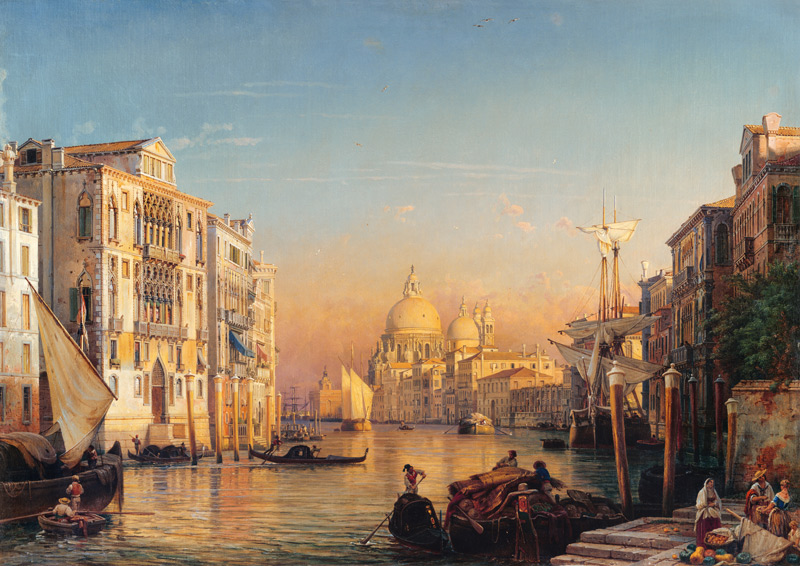 Canal Grande in Venezia a Friedrich Nerly (Nehrlich)
