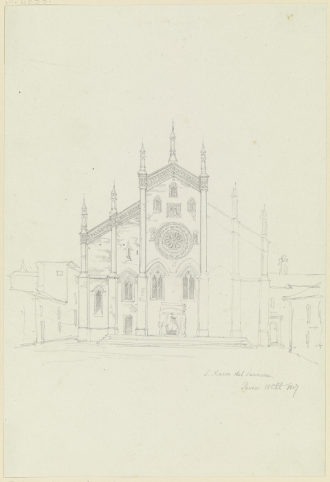 S. Maria del Carmine in Pavia a Friedrich Maximilian Hessemer