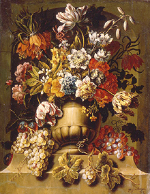 Blumen in Steinvase a Gaspar Peeter d.J Verbruggen
