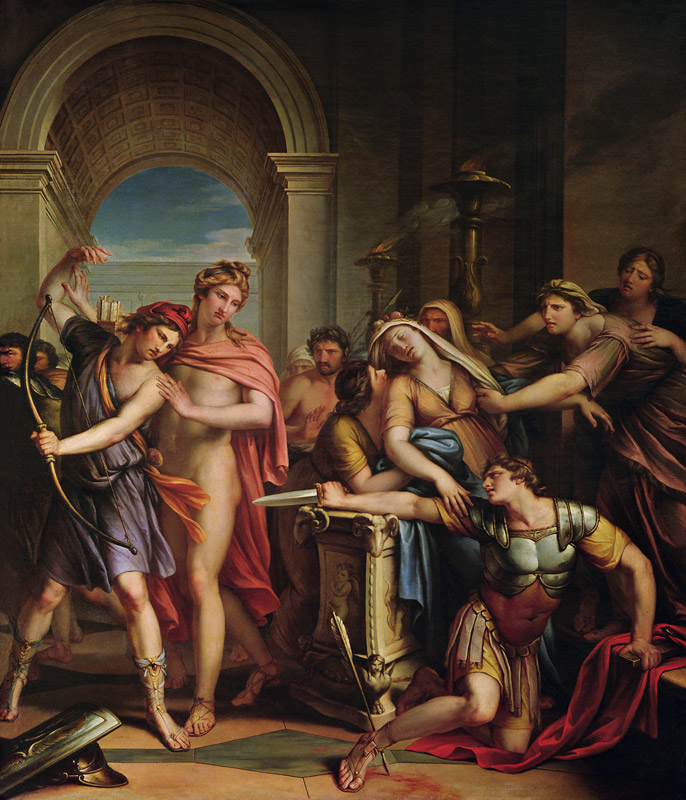 The Death of Achilles a Gavin Hamilton