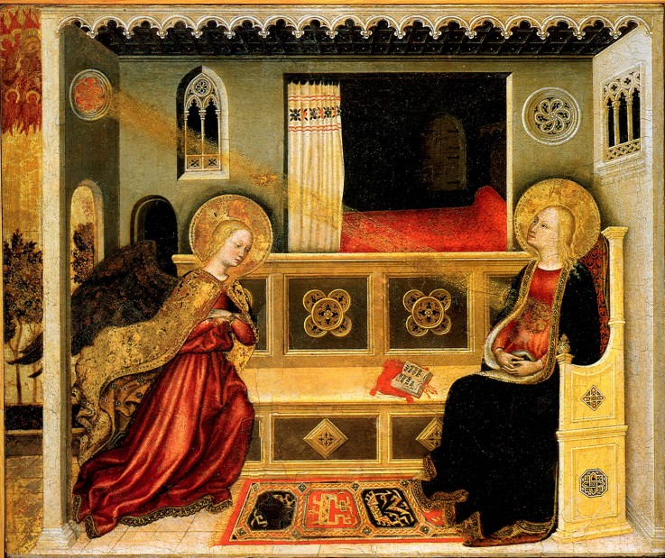 The Annunciation a Gentile da Fabriano
