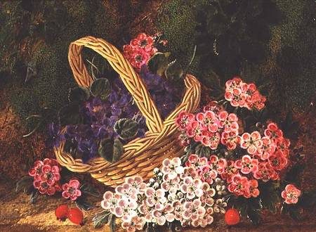 Basket of Flowers a George Clare
