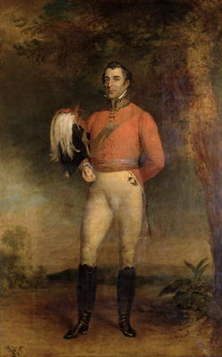The Duke of Wellington (oil on canvas) a George Dawe