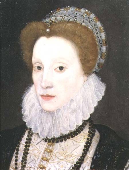 Portrait of a Woman (said to be Elizabeth I) a George Gower