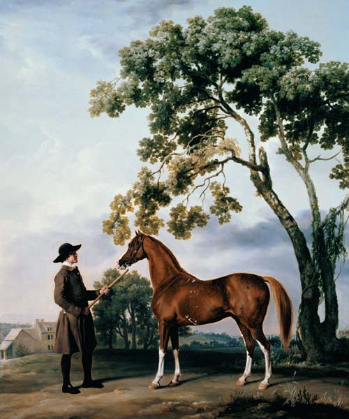 Pferdepfleger with the arab horse Lord Grosvenor a George Stubbs