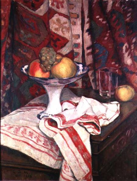 Still Life with Bowl of Fruit a Georges Daniel de Monfreid