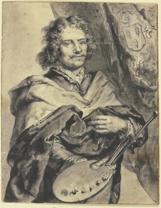 Porträt des Malers Hendrick ter Brugghen a Gerard Hoet d. Ä.