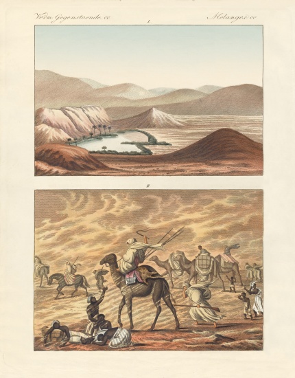 About the Sahara a German School, (19th century)