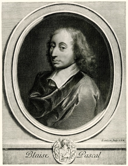 Blaise Pascal a German School, (19th century)