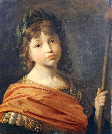 Prince Rupert (1619-82) when a boy as Mars a Gerrit van Honthorst