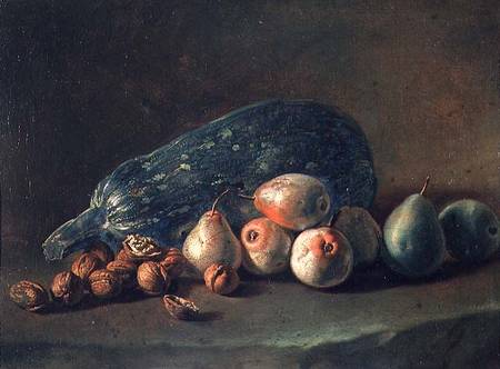 Still Life of Fruit and Nuts a Giacomo Ceruti