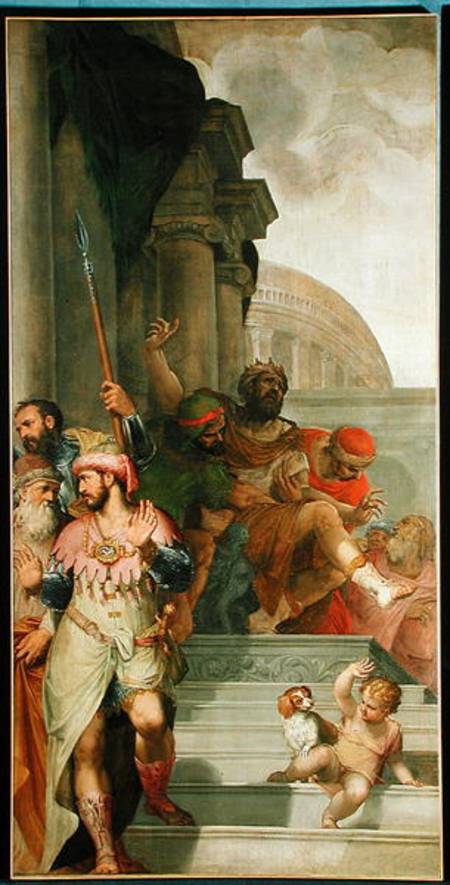 Saul returning to his family a Giambattista Farinati