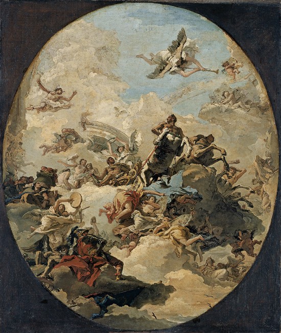 The Apotheosis of Hercules a Giandomenico Tiepolo