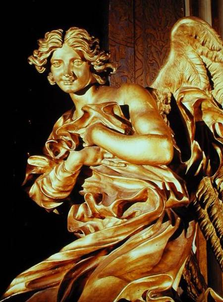 Angel from the tabernacle in the Blessed Sacrament Chapel a Gianlorenzo Bernini