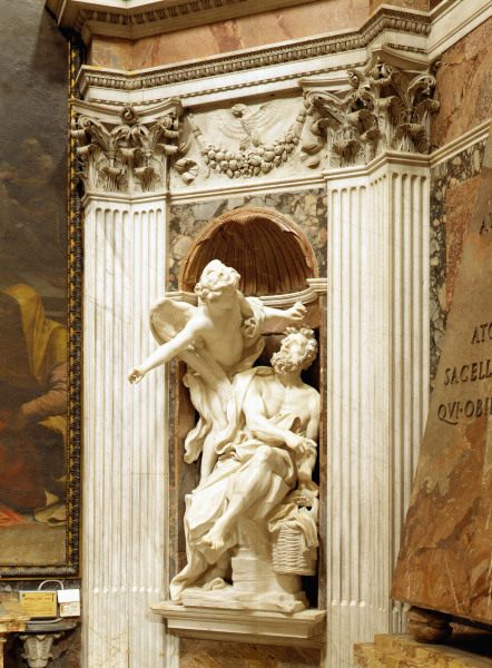 Habakkuk and the angel / Bernini / 1657 a Gianlorenzo Bernini