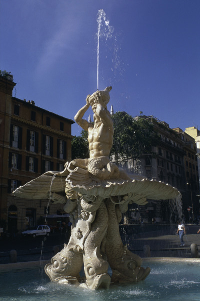 Rome, Fontana del Tritone / Photo - Gianlorenzo Bernini