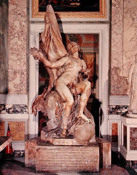 Truth Unveiled by Time a Gianlorenzo Bernini